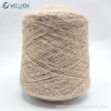 1/2.2NM 62%ACRYLIC 22%POLYESTER 6%NYLON 10%LUREX AIR YARN